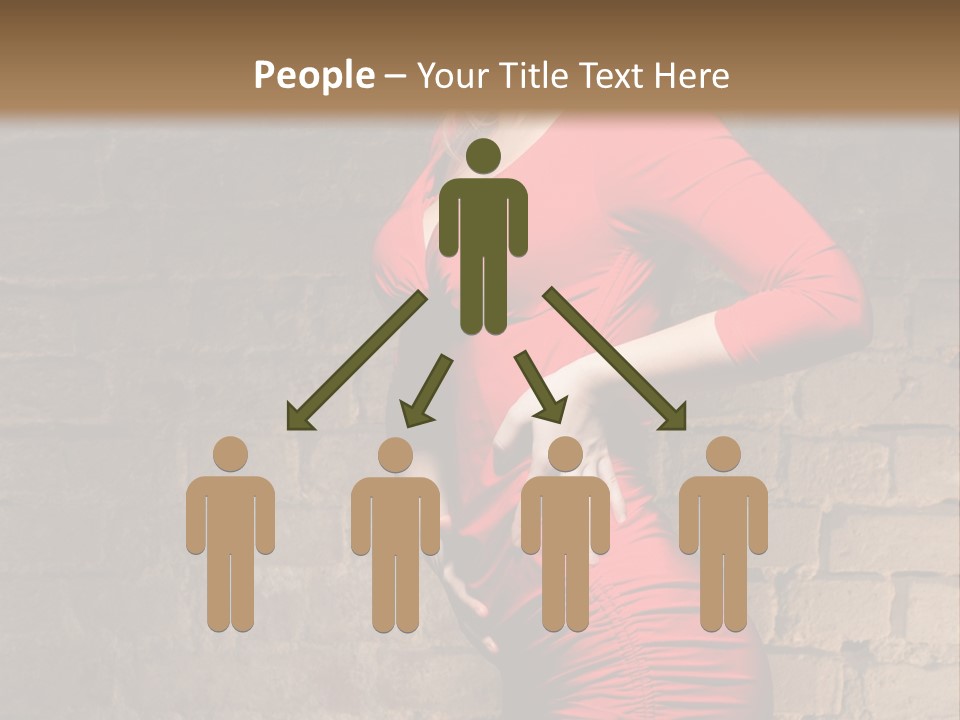 Female Human Hair PowerPoint Template