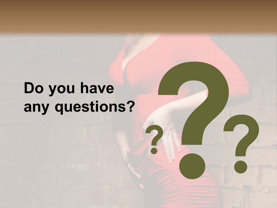 Female Human Hair PowerPoint Template