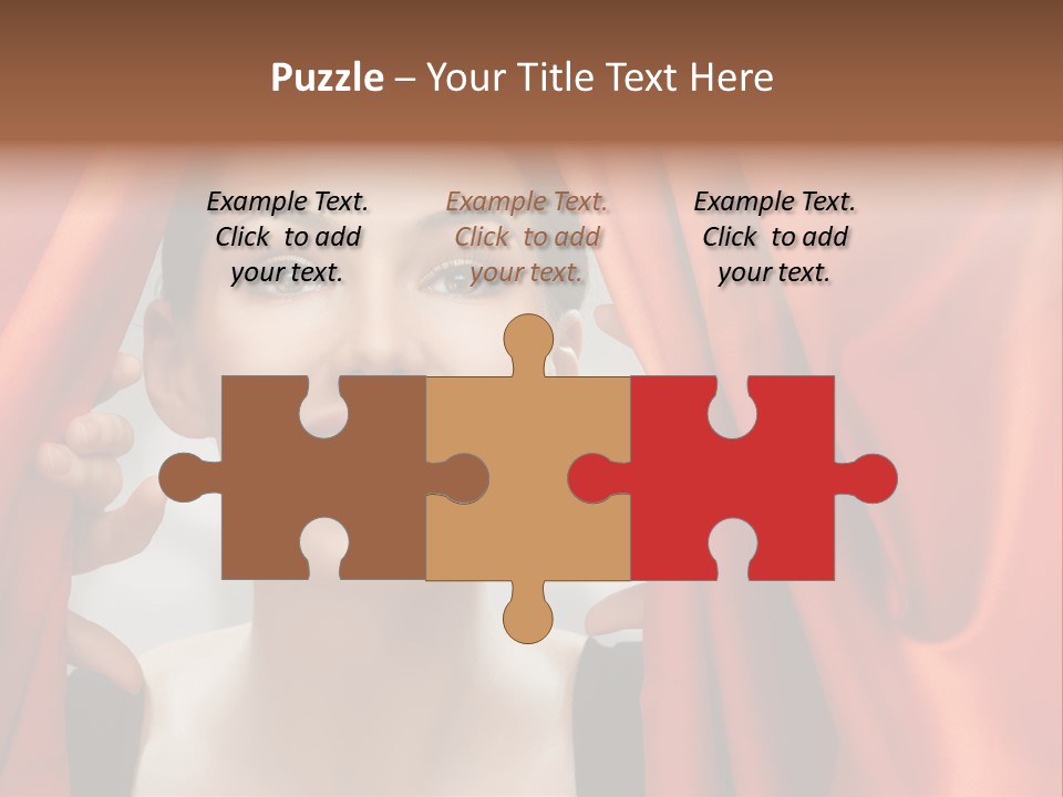 Bokeh Caucasian Friendship PowerPoint Template