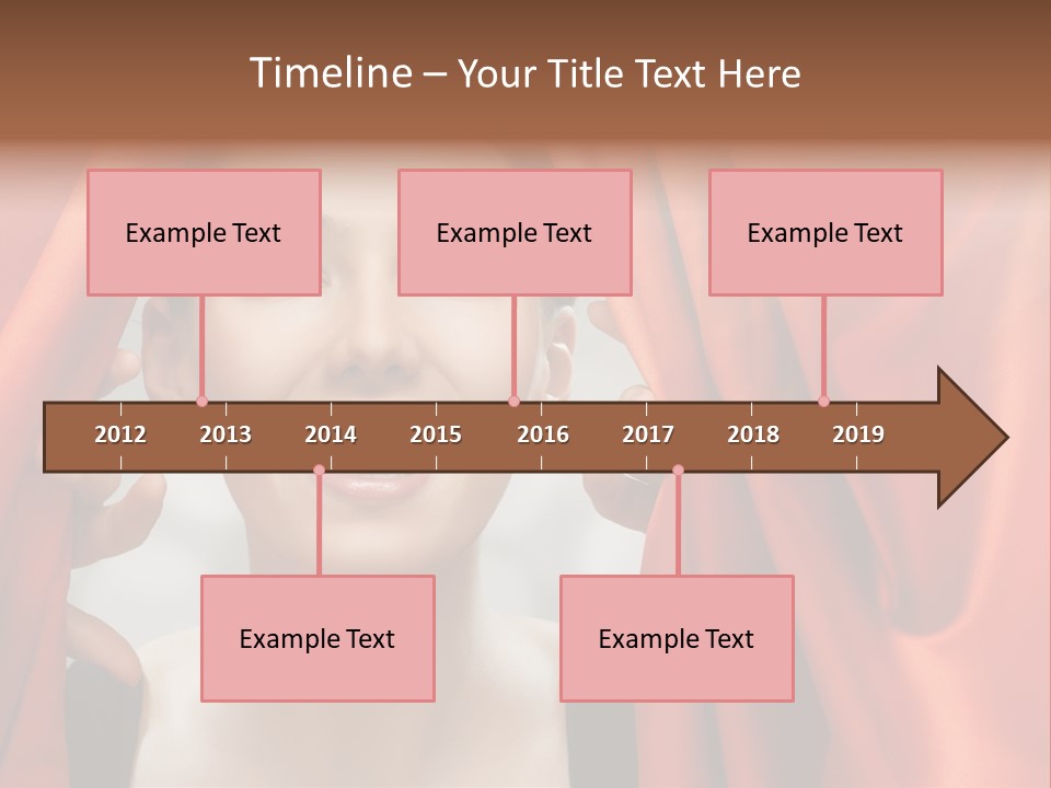 Bokeh Caucasian Friendship PowerPoint Template