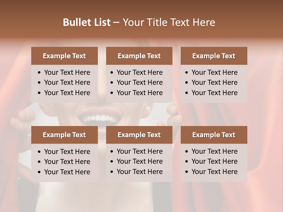 Bokeh Caucasian Friendship PowerPoint Template