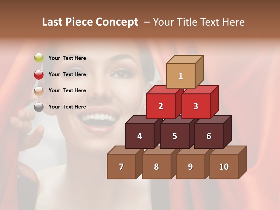 Bokeh Caucasian Friendship PowerPoint Template