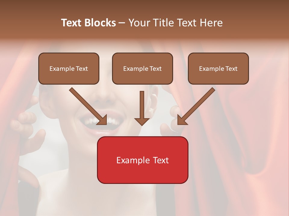 Bokeh Caucasian Friendship PowerPoint Template