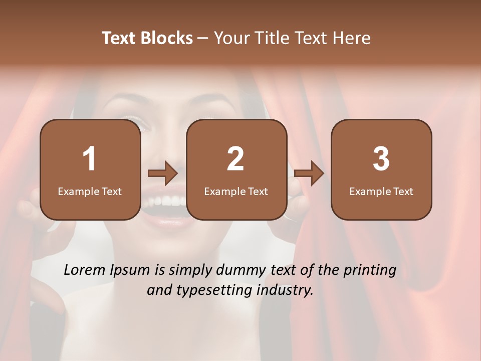 Bokeh Caucasian Friendship PowerPoint Template