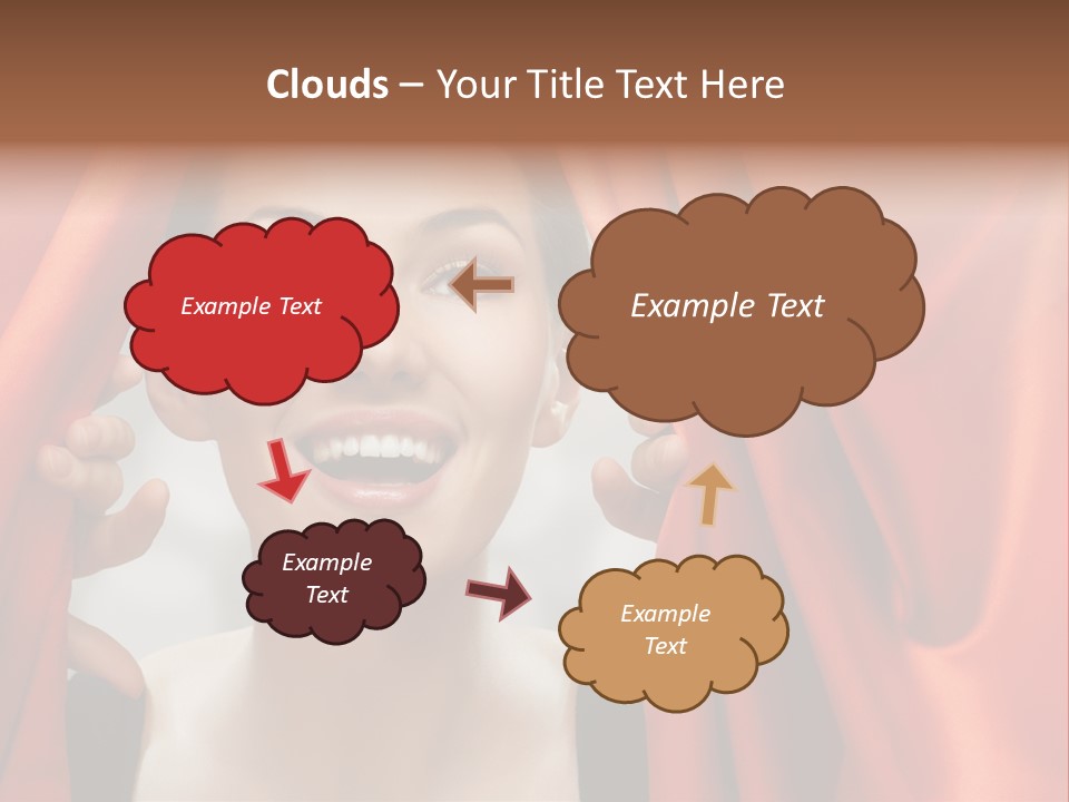 Bokeh Caucasian Friendship PowerPoint Template