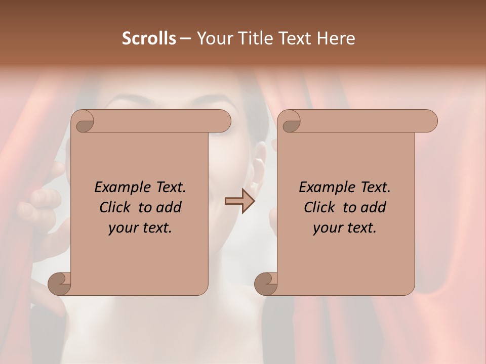 Bokeh Caucasian Friendship PowerPoint Template