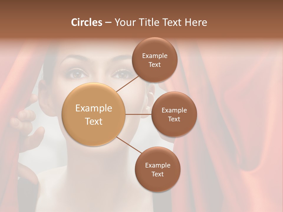 Bokeh Caucasian Friendship PowerPoint Template