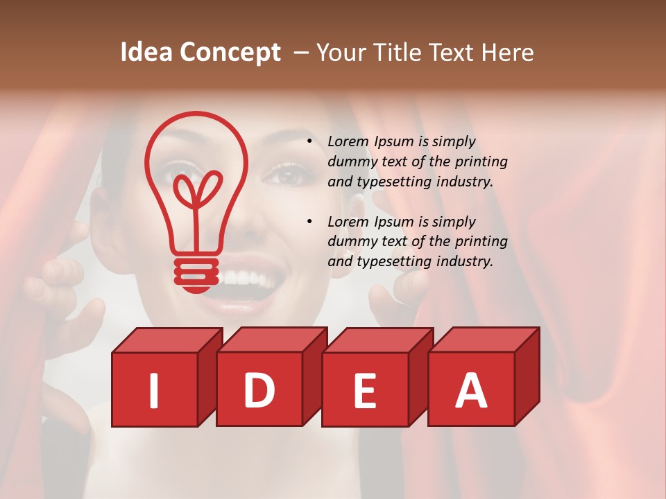 Bokeh Caucasian Friendship PowerPoint Template