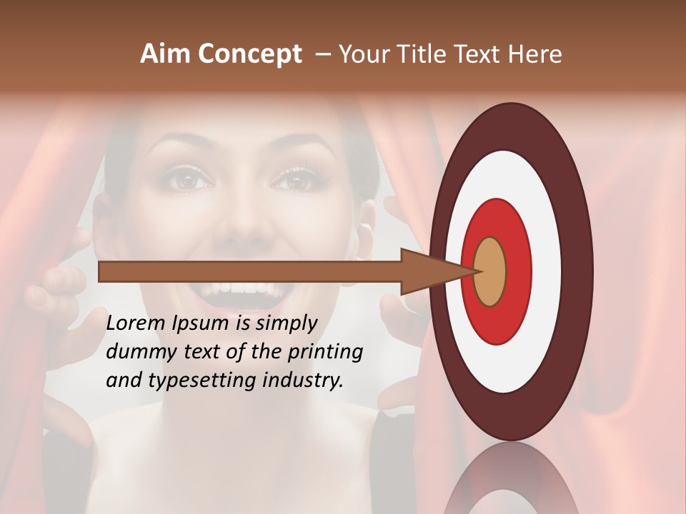 Bokeh Caucasian Friendship PowerPoint Template