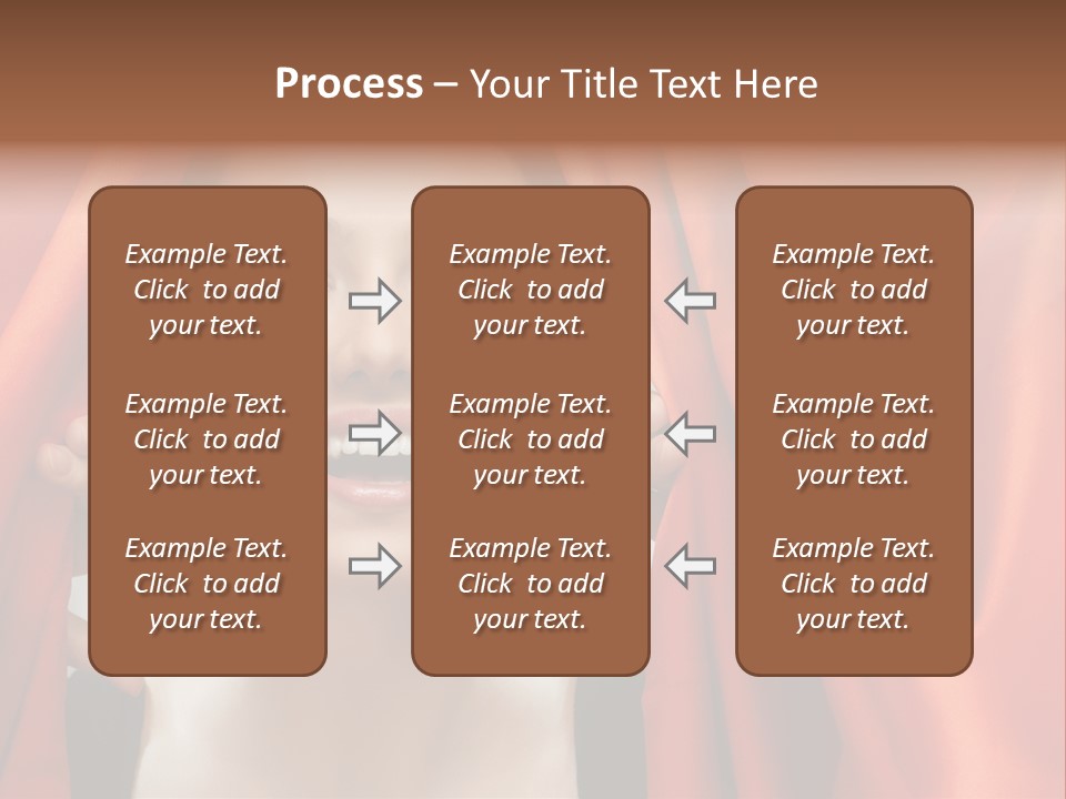 Bokeh Caucasian Friendship PowerPoint Template