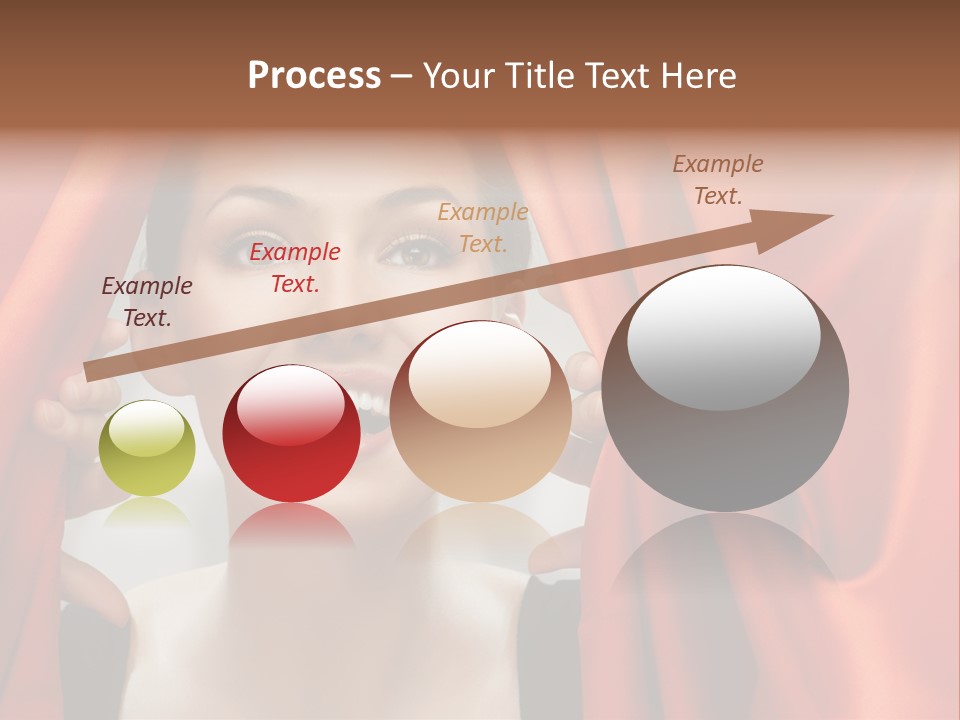 Bokeh Caucasian Friendship PowerPoint Template