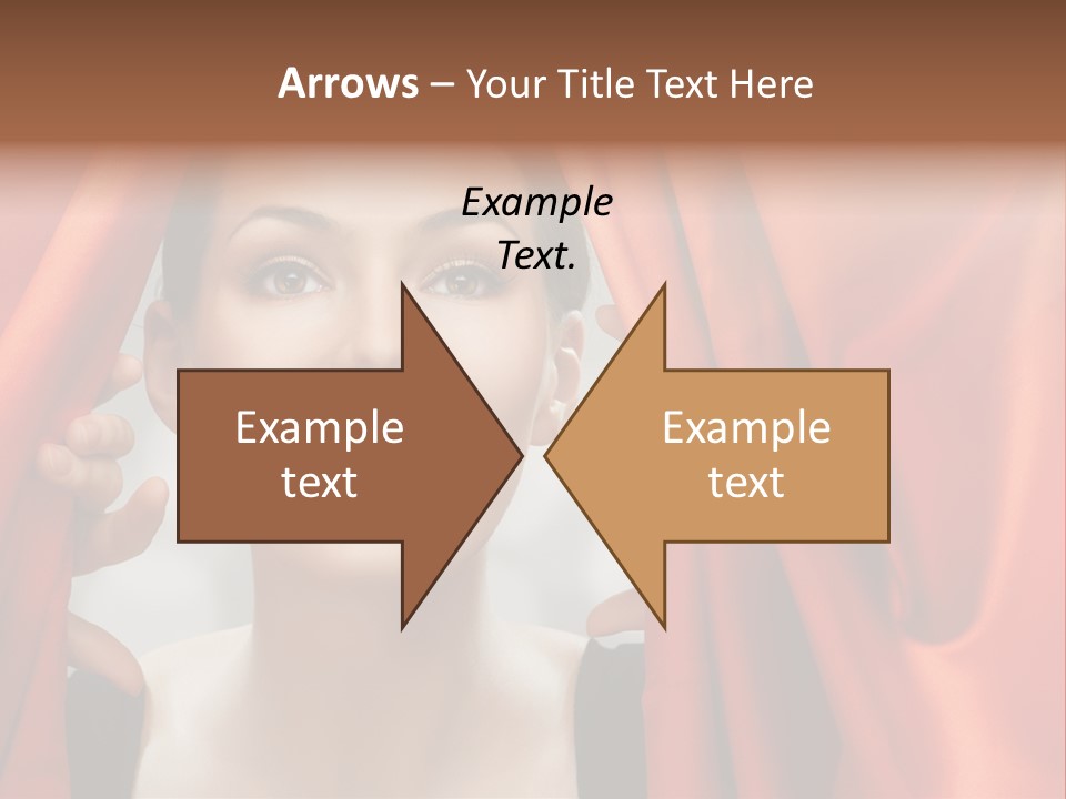 Bokeh Caucasian Friendship PowerPoint Template