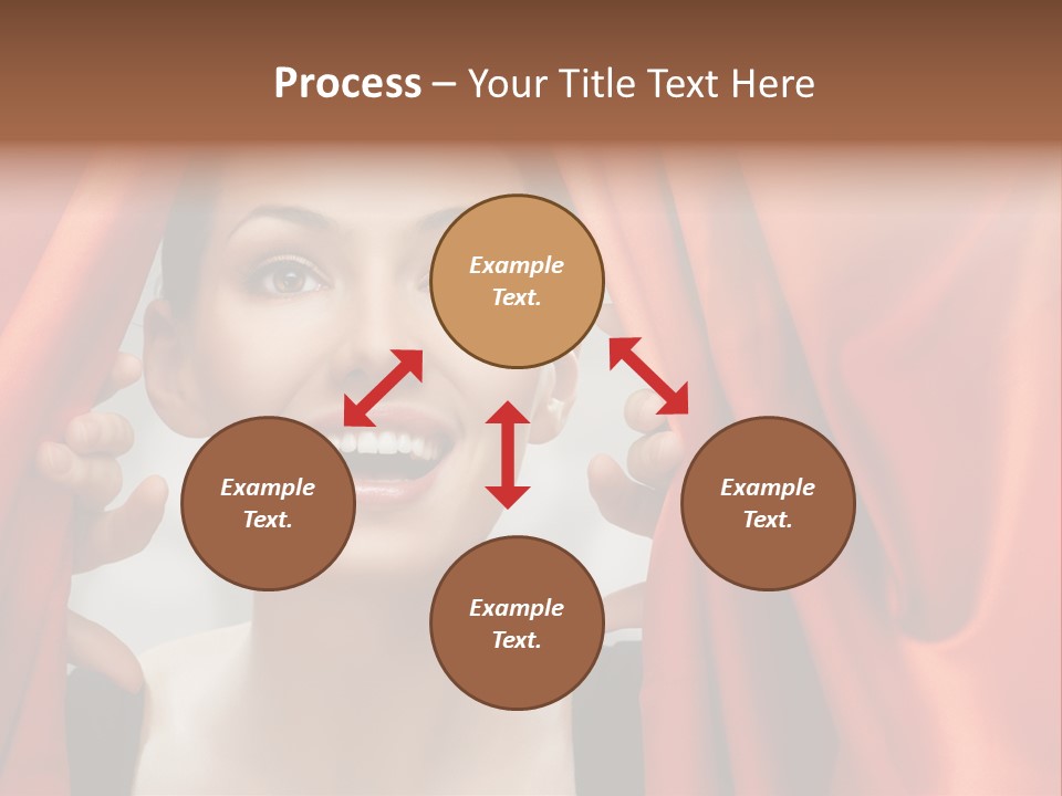 Bokeh Caucasian Friendship PowerPoint Template