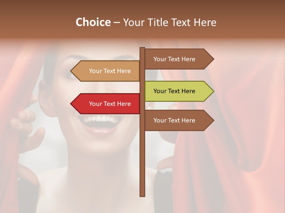 Bokeh Caucasian Friendship PowerPoint Template