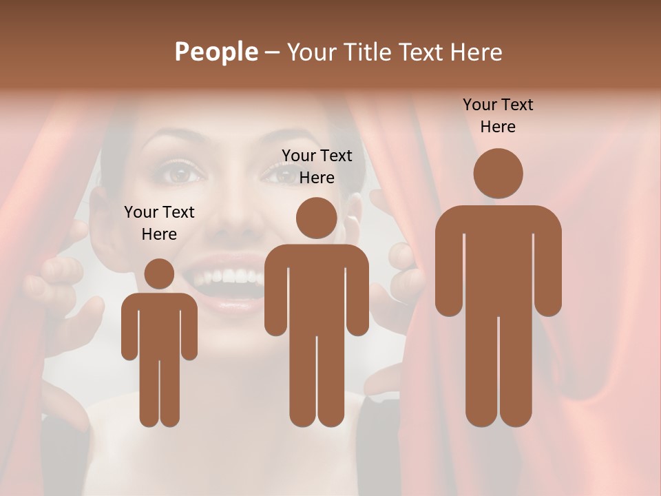 Bokeh Caucasian Friendship PowerPoint Template