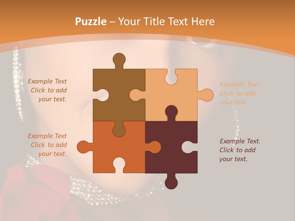 One Celebration Woman PowerPoint Template