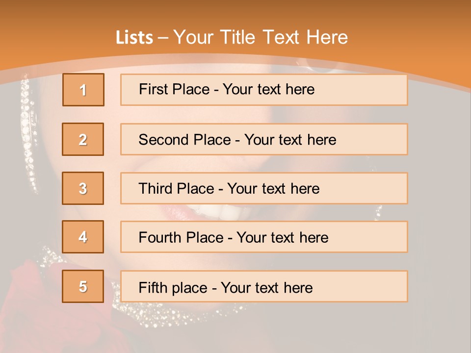 One Celebration Woman PowerPoint Template