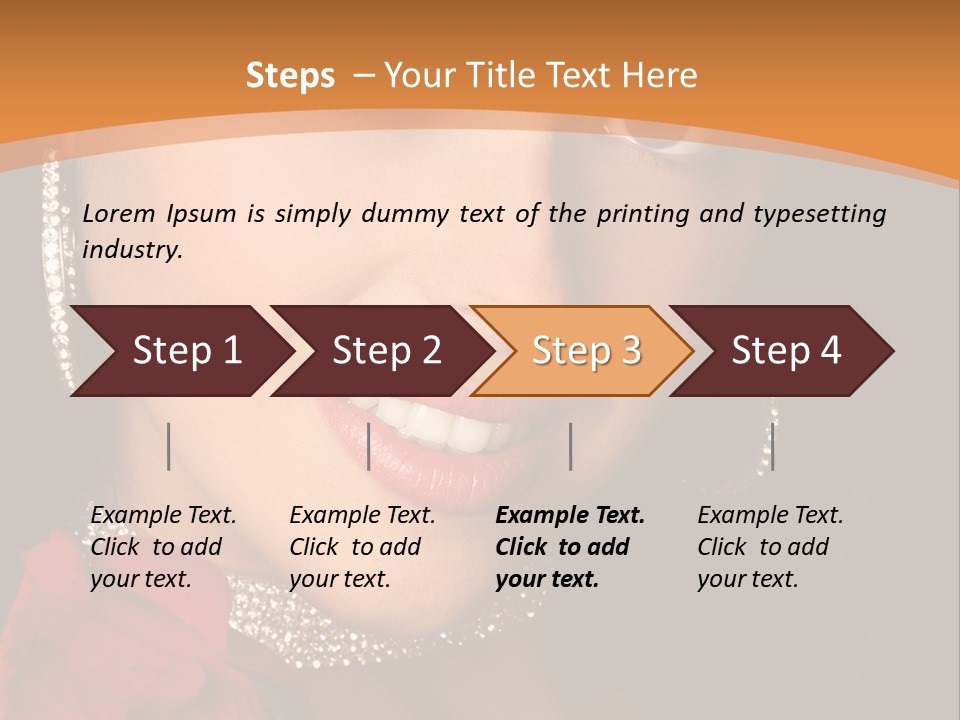 One Celebration Woman PowerPoint Template