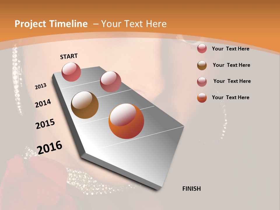 One Celebration Woman PowerPoint Template