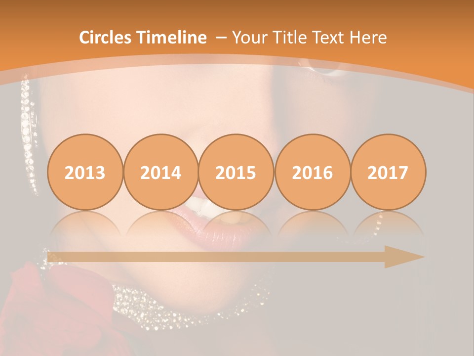 One Celebration Woman PowerPoint Template
