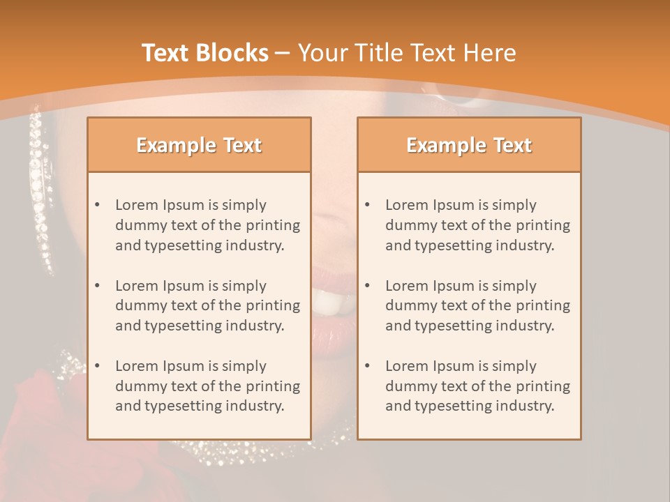 One Celebration Woman PowerPoint Template