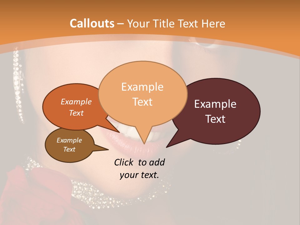 One Celebration Woman PowerPoint Template