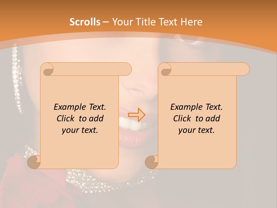 One Celebration Woman PowerPoint Template
