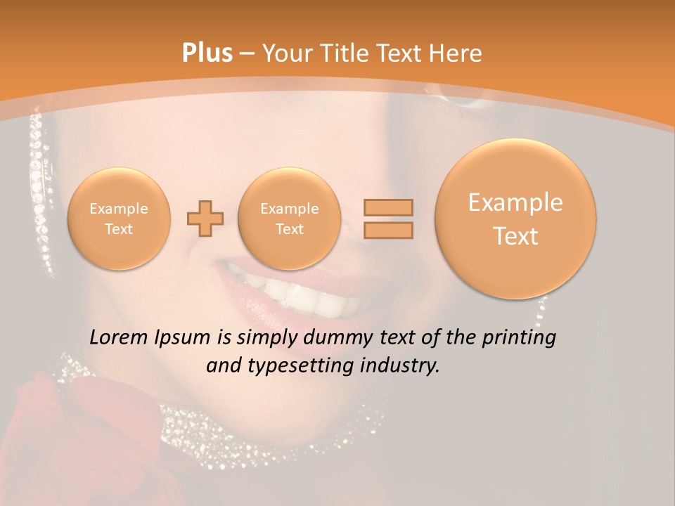 One Celebration Woman PowerPoint Template