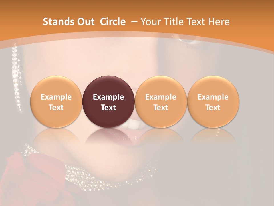 One Celebration Woman PowerPoint Template