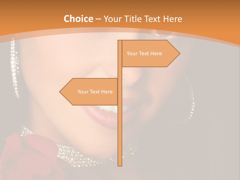 One Celebration Woman PowerPoint Template