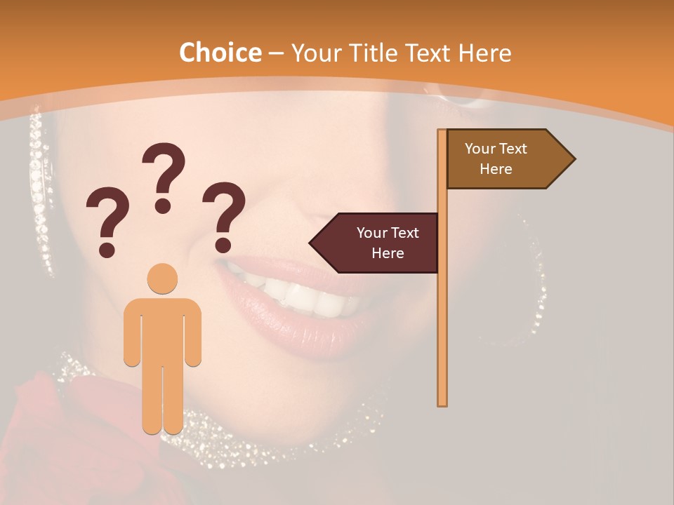 One Celebration Woman PowerPoint Template