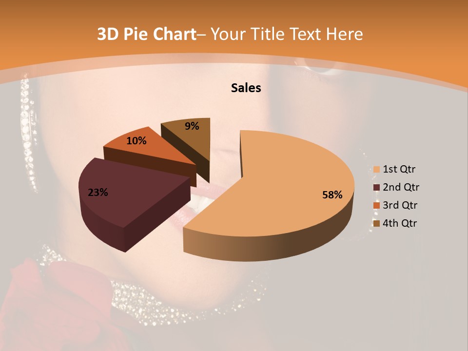 One Celebration Woman PowerPoint Template