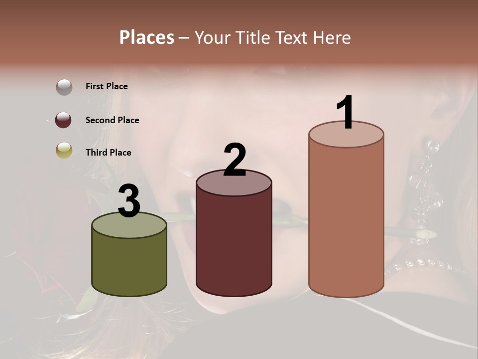 Girl Human Box PowerPoint Template