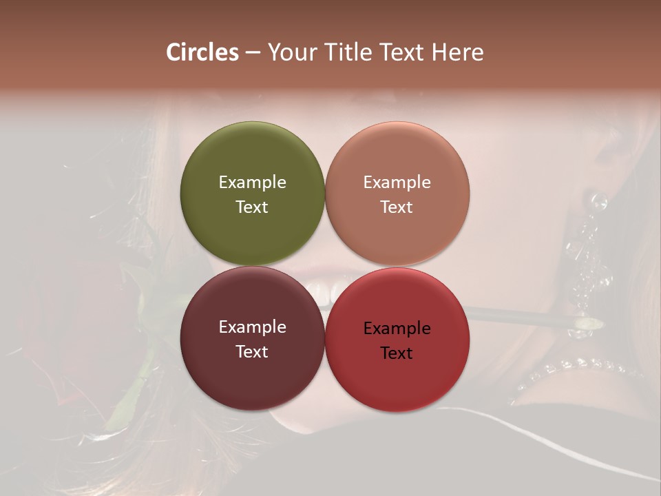 Girl Human Box PowerPoint Template