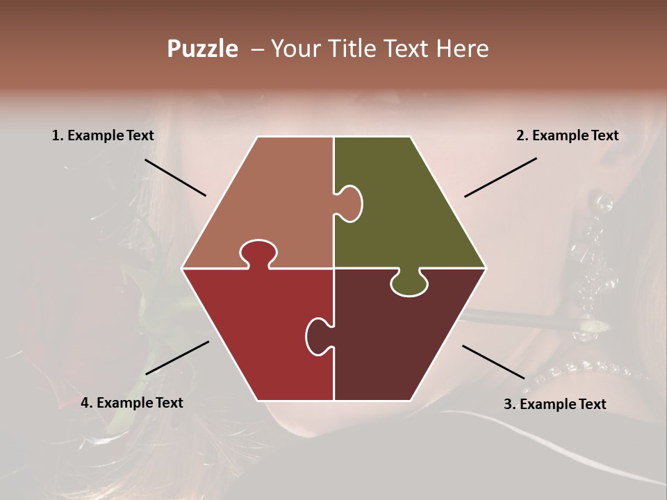 Girl Human Box PowerPoint Template