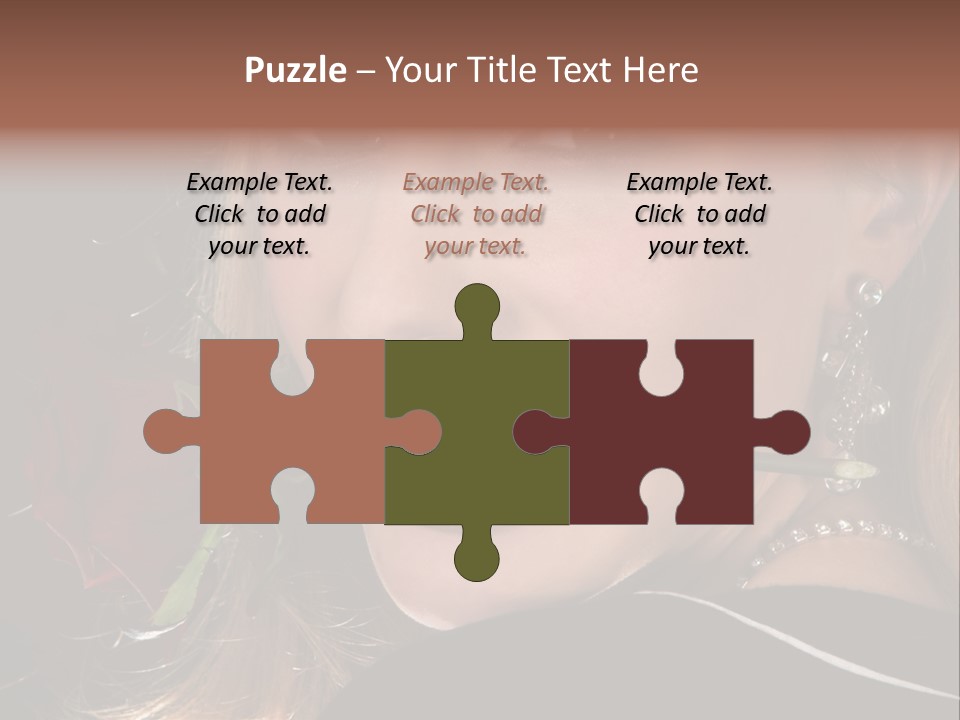 Girl Human Box PowerPoint Template