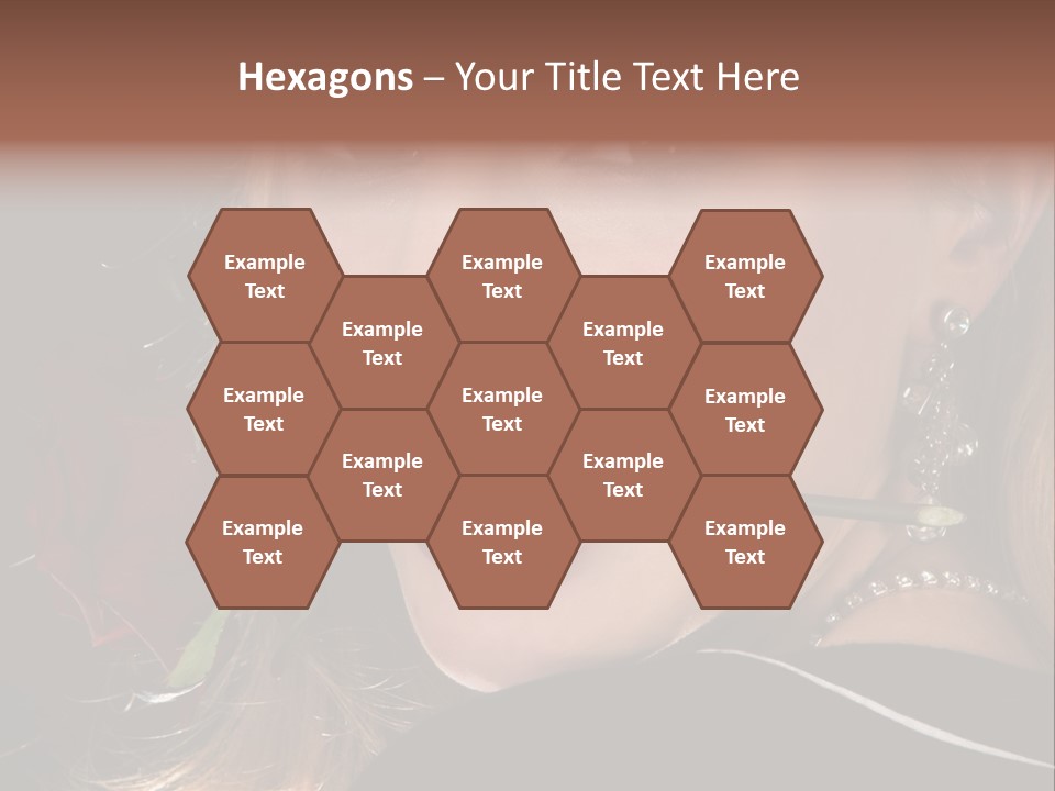 Girl Human Box PowerPoint Template