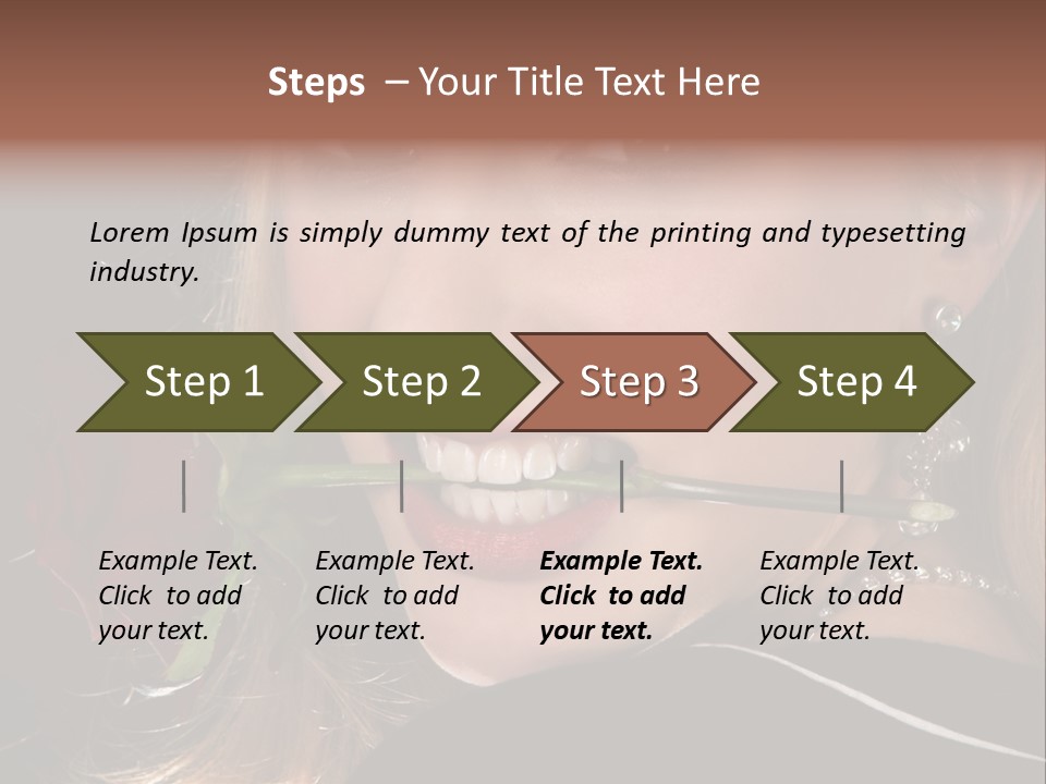 Girl Human Box PowerPoint Template