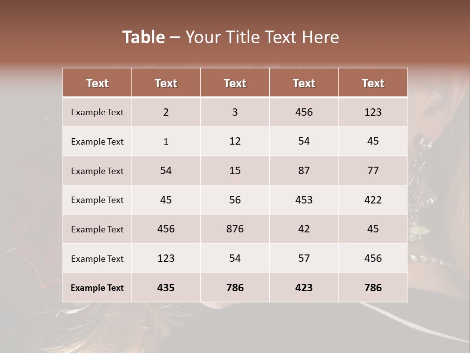 Girl Human Box PowerPoint Template