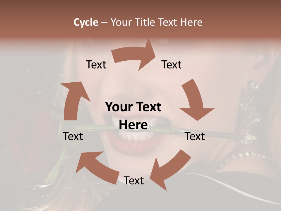 Girl Human Box PowerPoint Template