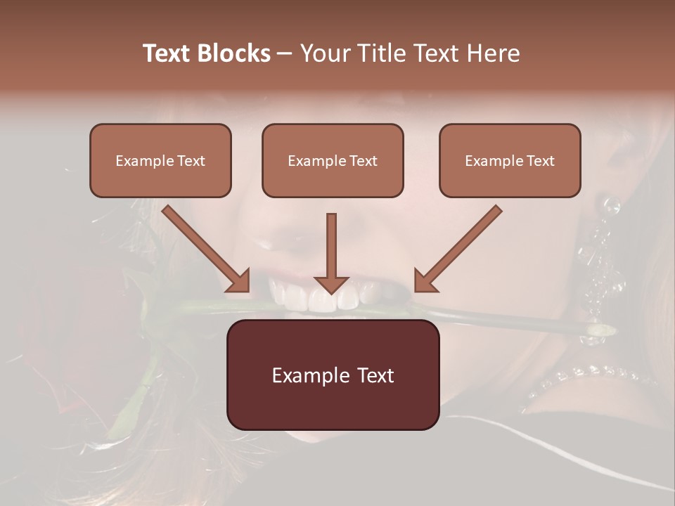 Girl Human Box PowerPoint Template