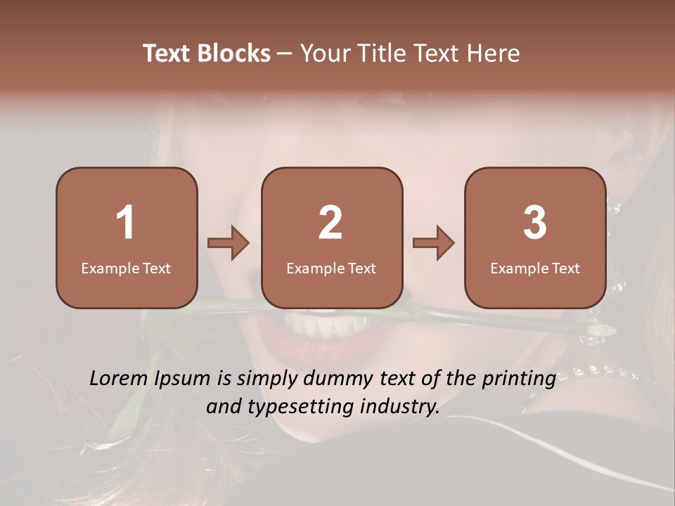 Girl Human Box PowerPoint Template