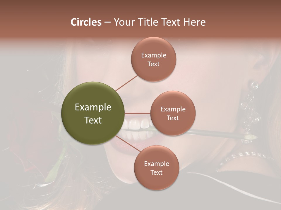 Girl Human Box PowerPoint Template