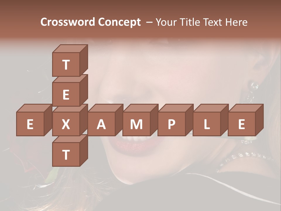 Girl Human Box PowerPoint Template