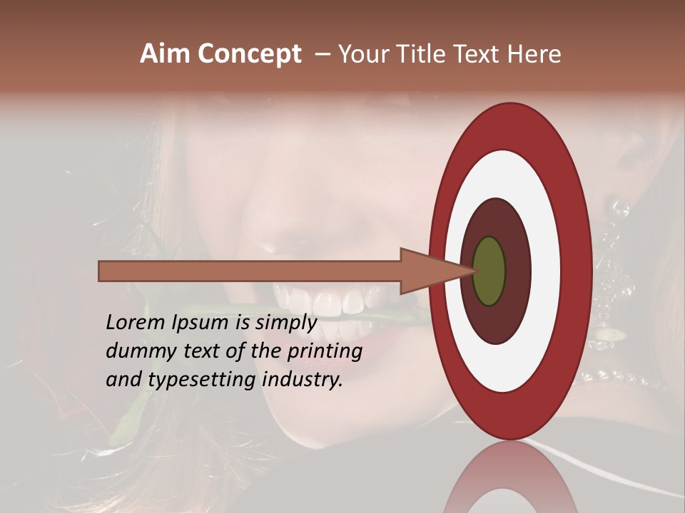 Girl Human Box PowerPoint Template