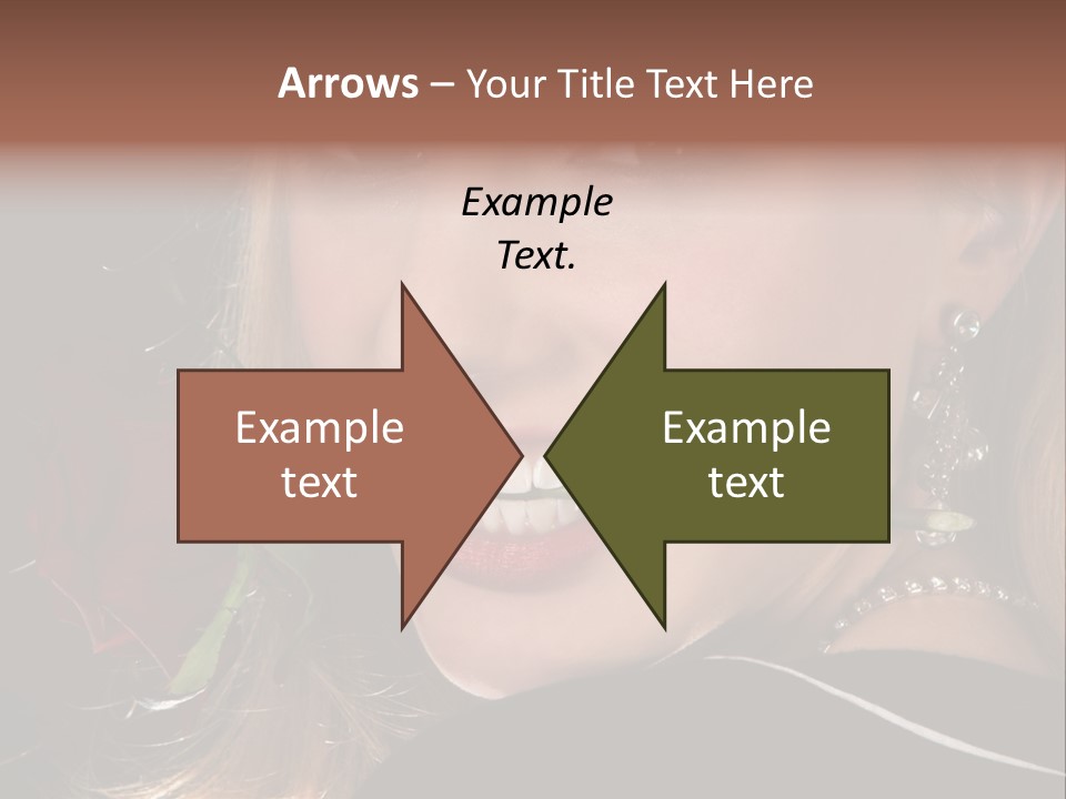 Girl Human Box PowerPoint Template