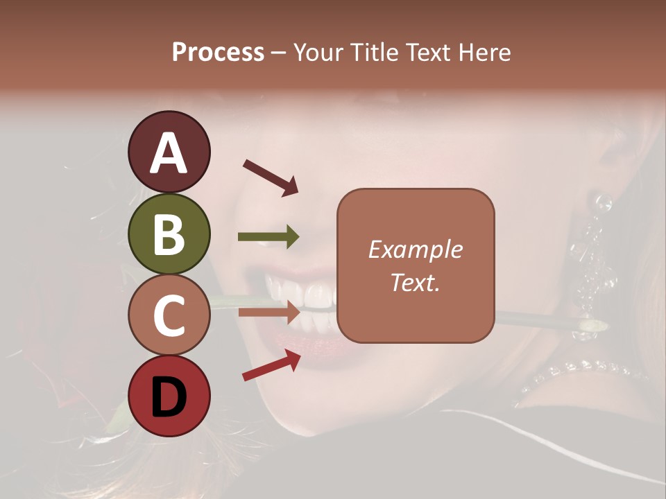 Girl Human Box PowerPoint Template