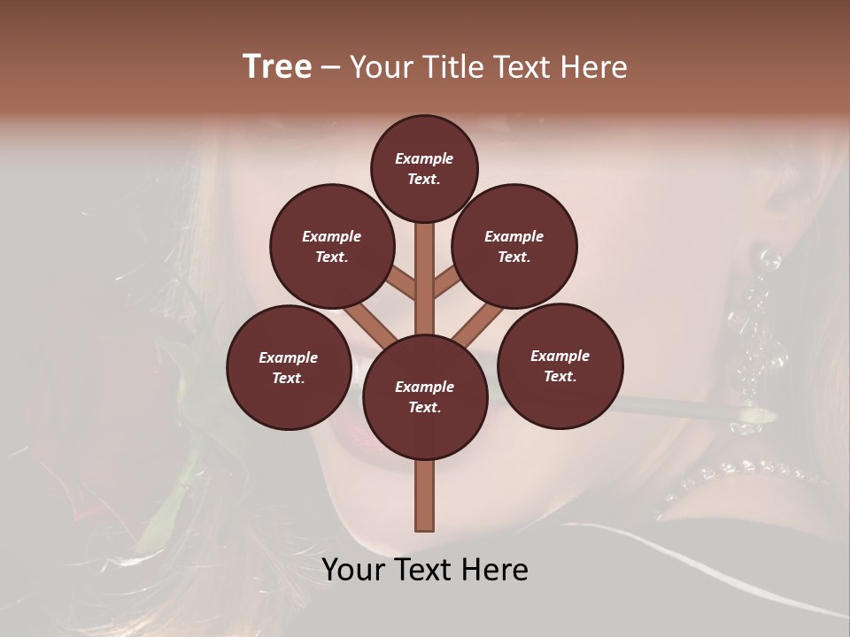 Girl Human Box PowerPoint Template