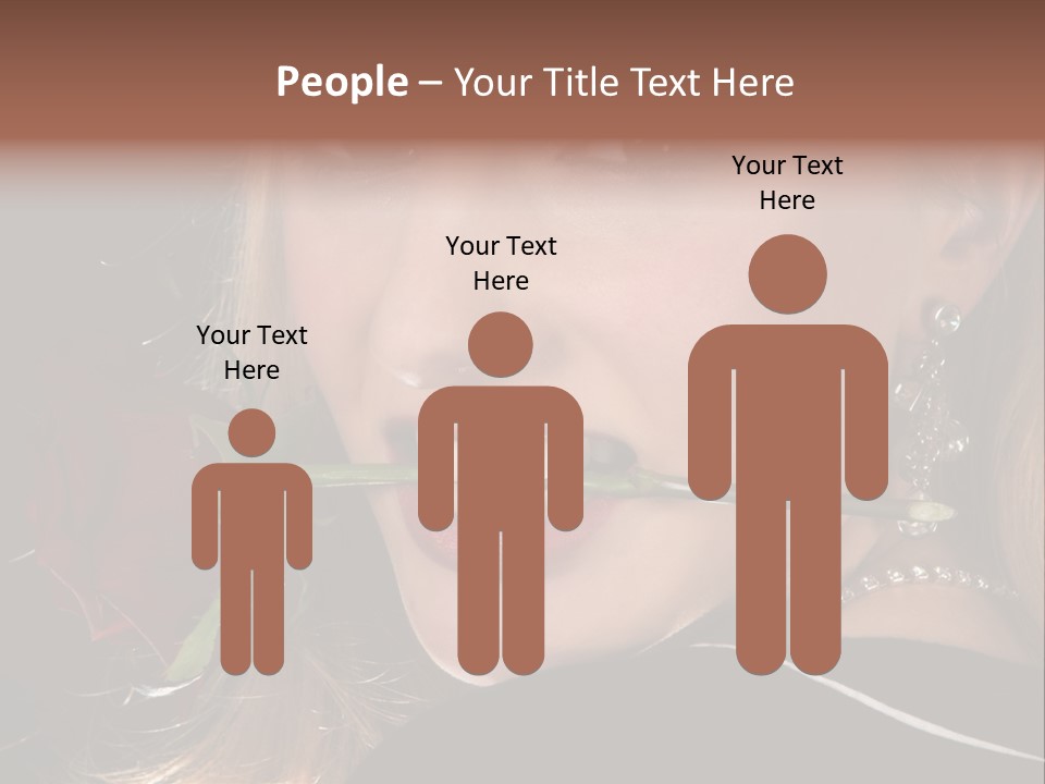 Girl Human Box PowerPoint Template