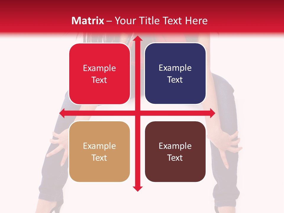 People Female Giving PowerPoint Template